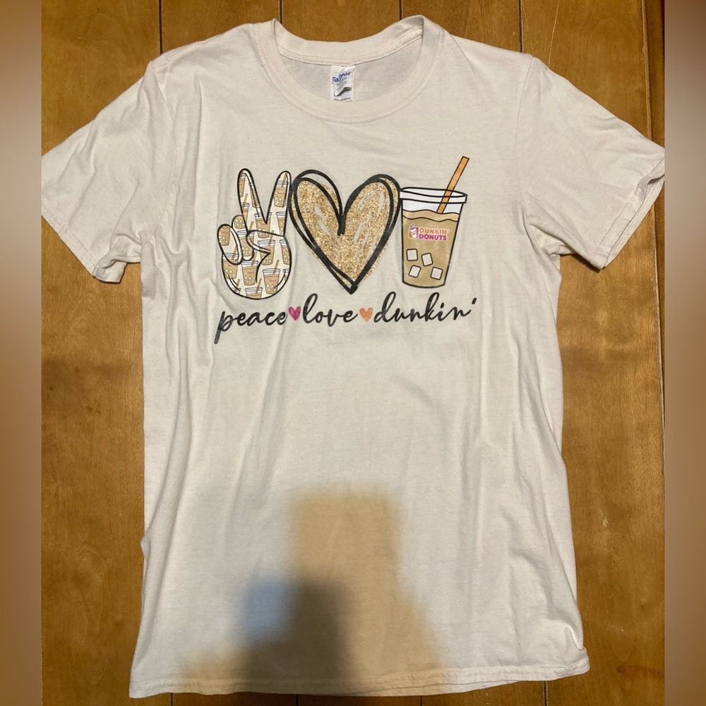 Ladies Size M Gildan Soft Style Printed Tee